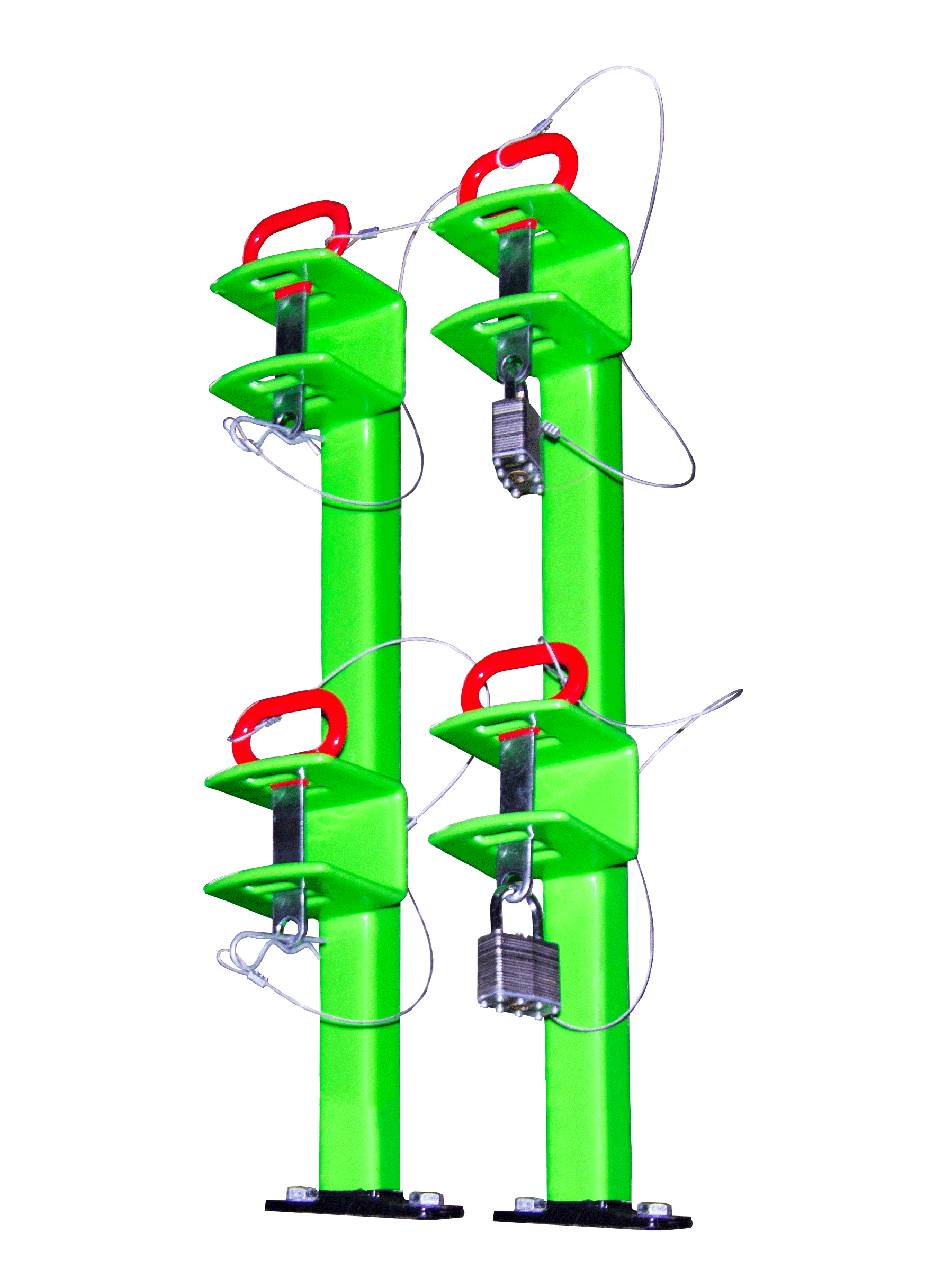 SCRATCH & DENT | 2-Position Trimmer Rack | Open-Trailer | Classic Series | LA011-SnD - TrailerRacks.com