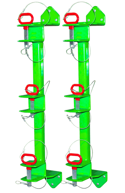 SCRATCH & DENT | 3-Position Trimmer Rack | Enclosed-Trailer | Classic Series | LE015-SnD - TrailerRacks.com