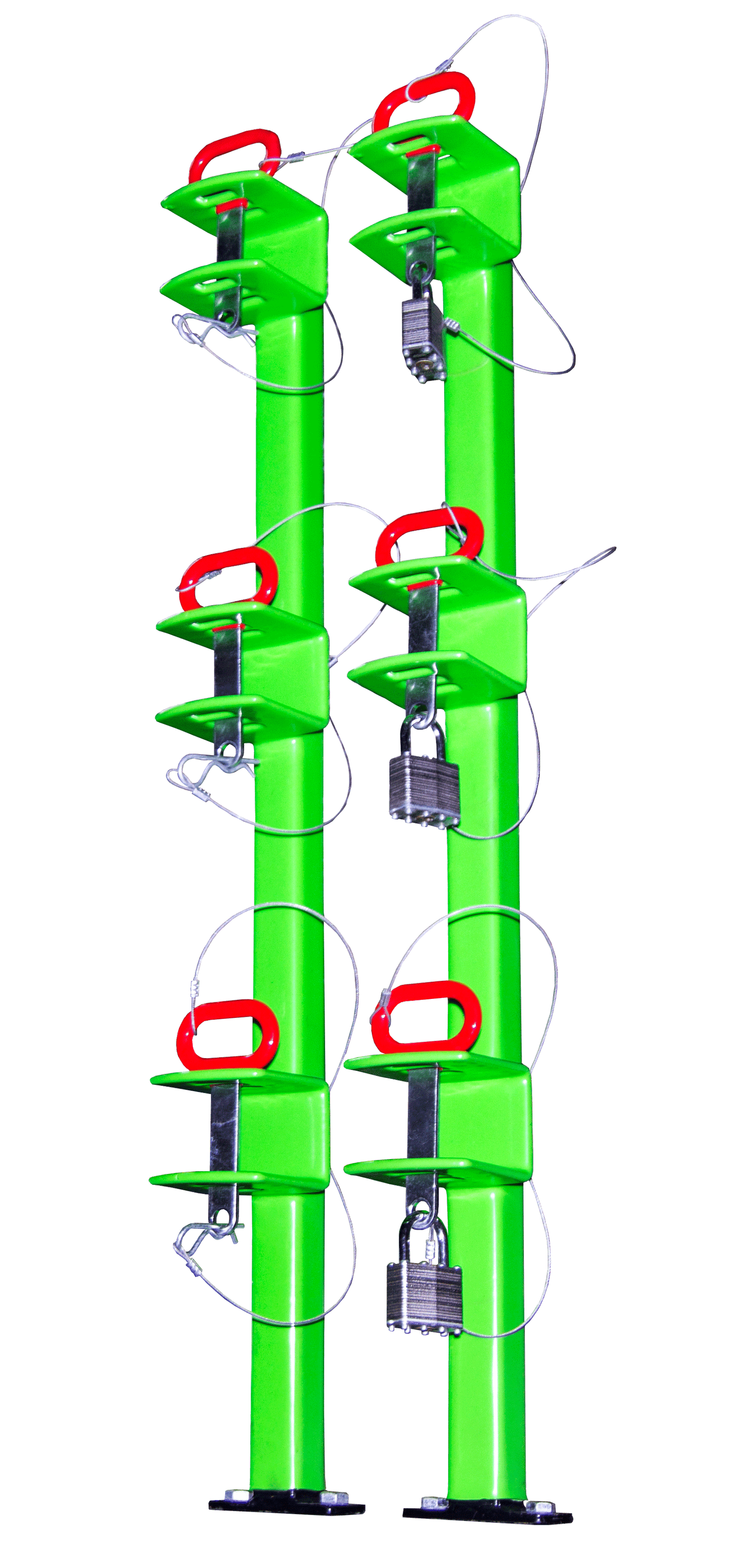 SCRATCH & DENT | 3-Position Trimmer Rack | Open-Trailer | Classic Series | LB012-SnD - TrailerRacks.com