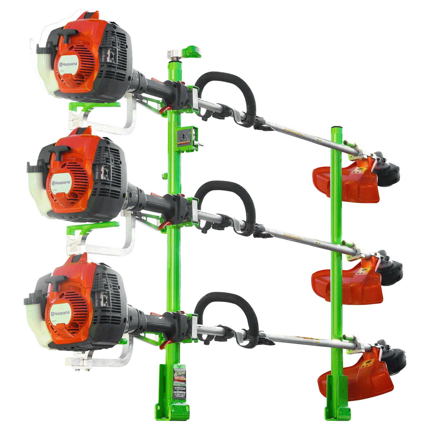 SCRATCH & DENT | 3-Position Trimmer Rack | Xtreme Pro Series | XB103-SnD - TrailerRacks.com