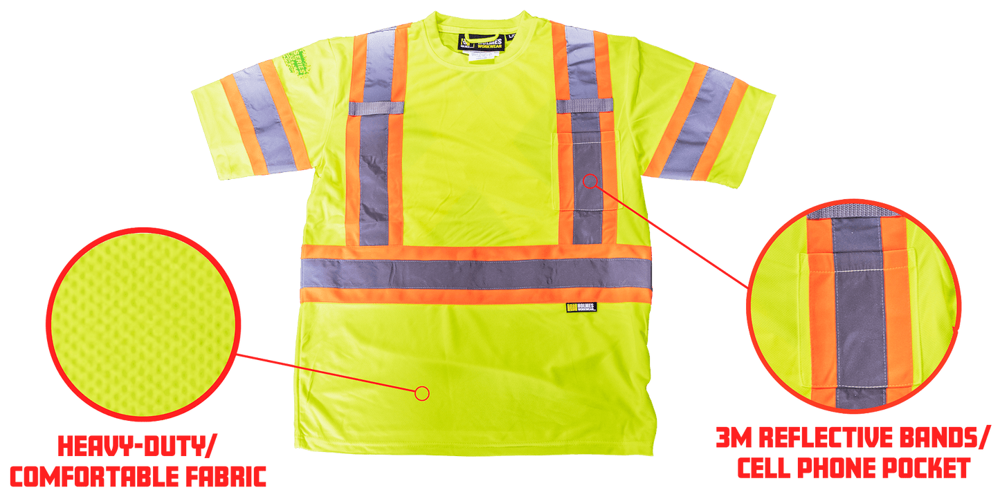High-Visibility Safety T-Shirt | Pro Series | HVT400 - TrailerRacks.com