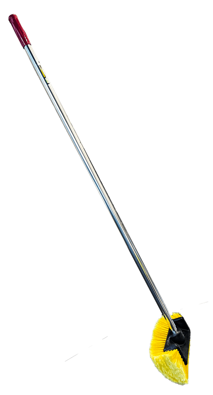 Telescoping Handle w/ 5-Sided Brush | Piranha Series | POL001 - TrailerRacks.com