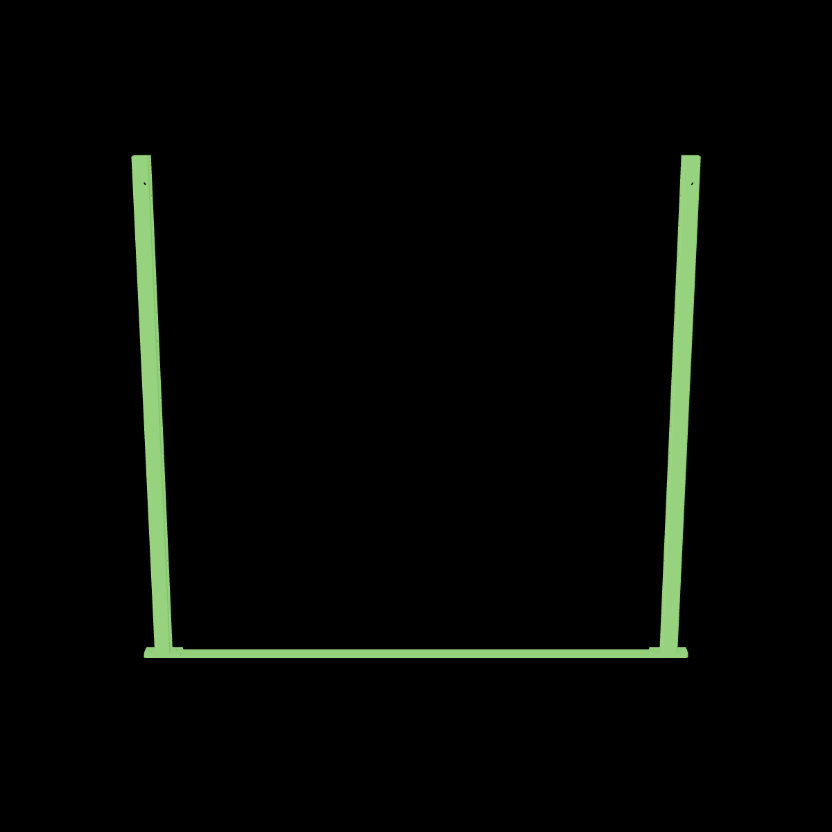 UTV Series Bed Rail Mounting System for Club Car Carryall