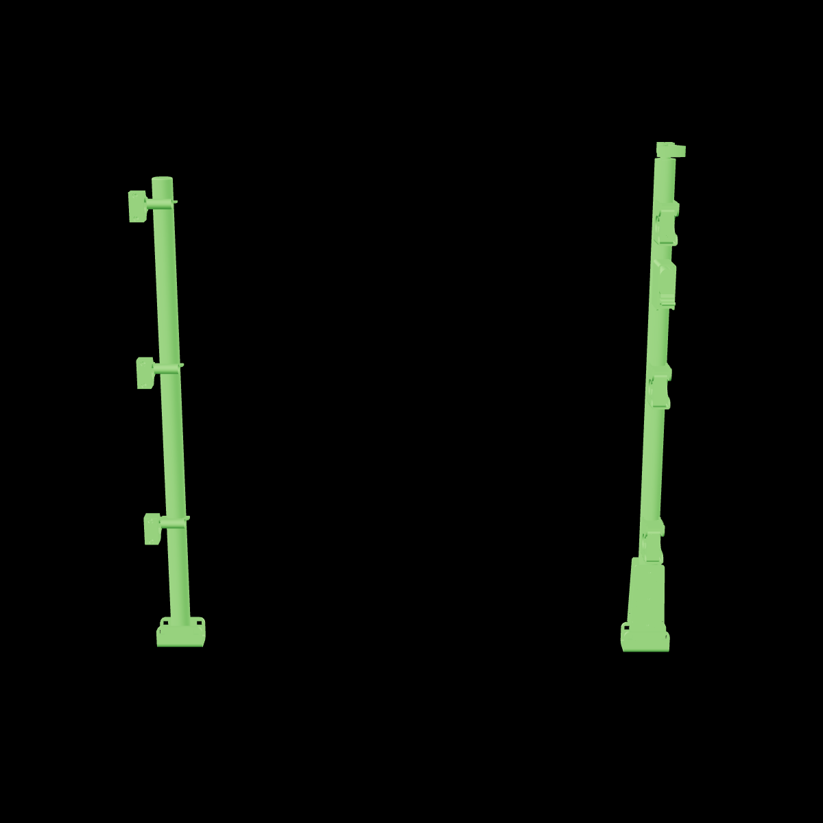 Xtreme Pro Series 3-Place Lockable Trimmer Rack